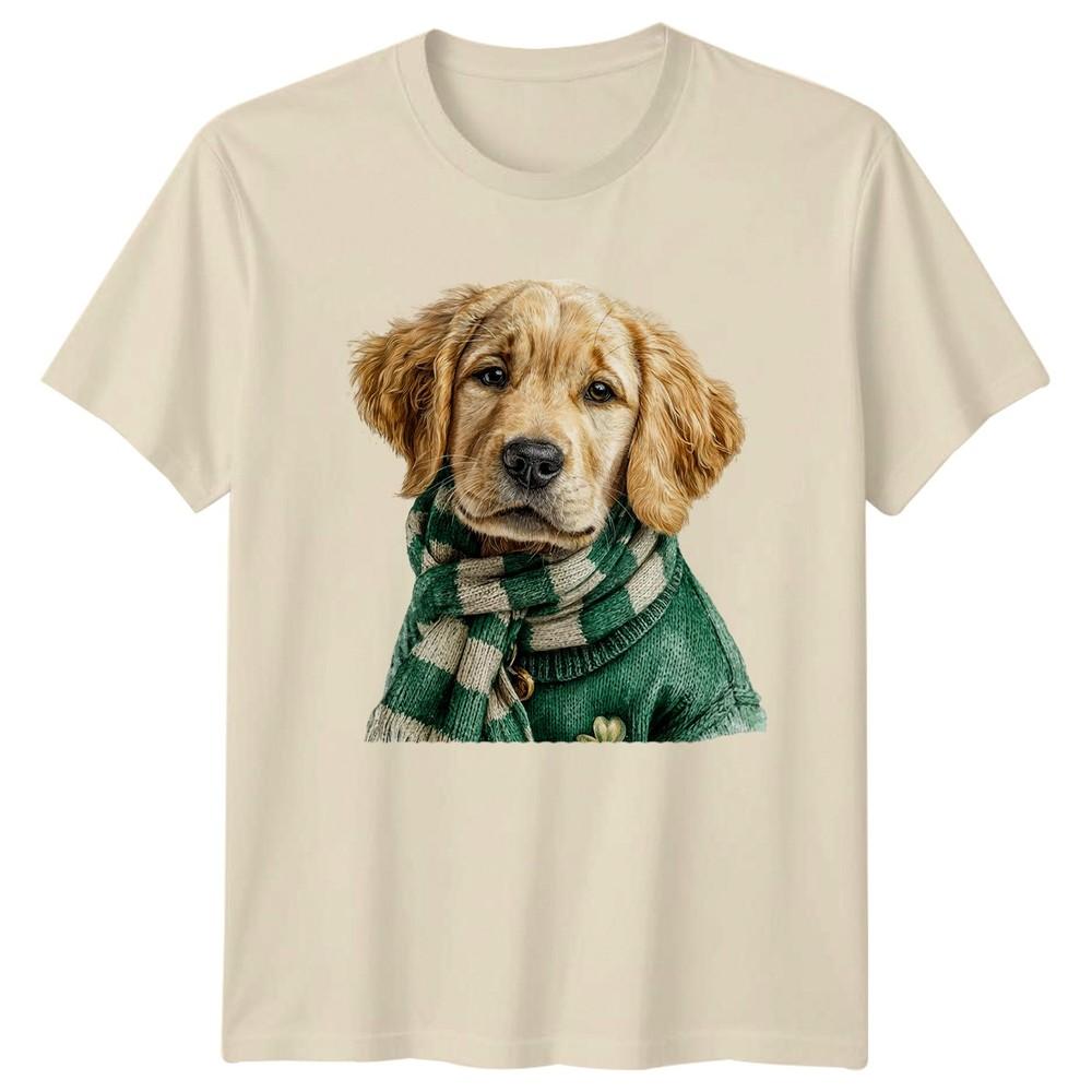 Golden Retriever Puppy St Patricks Day TShirt Dog Lover Dog