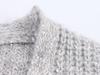 2025 Autumn Women's European & American Style Loose Knit V-neck Long Sleeve Cardigan Sweater
