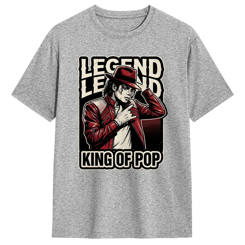 Legend King Of Pop Mmichael Jjackson T Shirt Unisexs Y2k Fun T Shirts Summer Breathable Harajuku Tee Shirt Casual Plus Size Tops