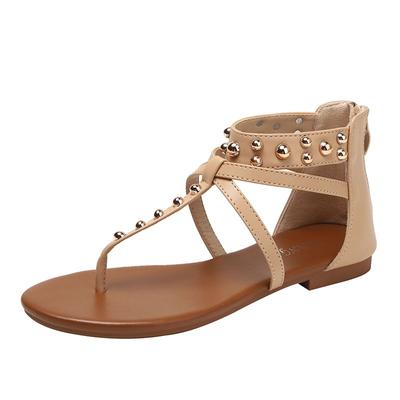 Europe and the United States Women Sandals Seaside Vacation New Retro Casual Fashion Roman Shoes