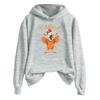 Women's Fashionable Casual Long Sleeve Hooded Printed Sweatshirt