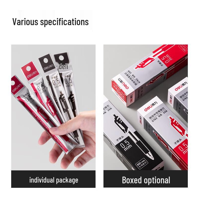 Deli Retractable Gel Pen Refills