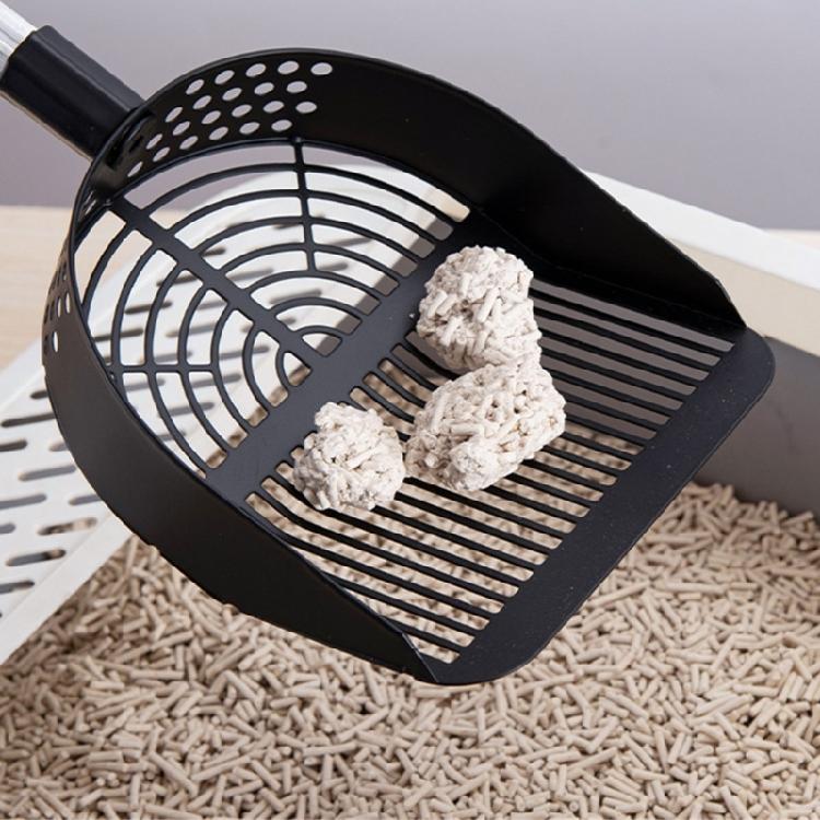 Retractable Handle Stainless Steel Litter Scoops Cleaning Tool For Efficient Pet Waste Removal of Various Environment