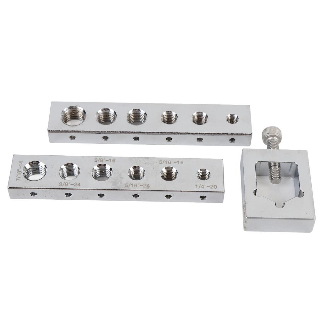 Safety Wire Drill Guide Set Carbon Steel High Hardness Metric Bolt Drill Jig Tool Safety Drill