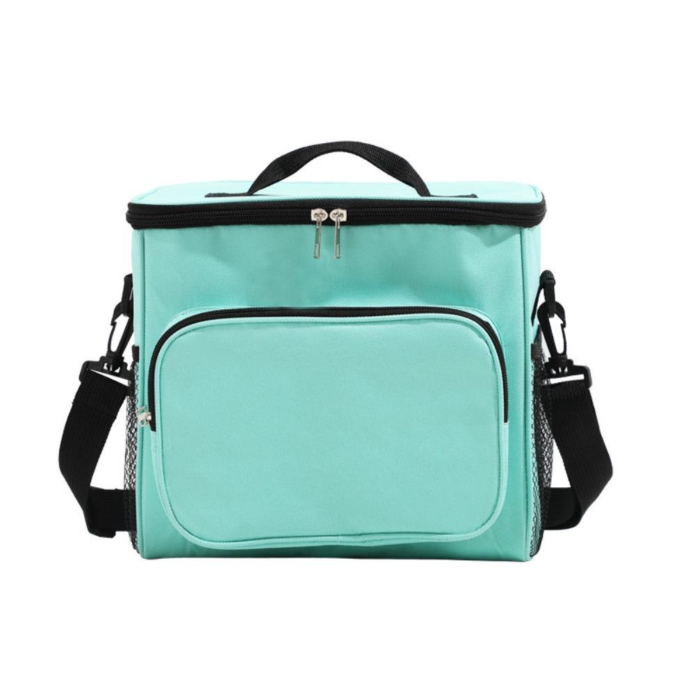 Ox Cloth Tote Square Bag Large Capacity Food Warm Thermal Bag Sweet Insulated Lunch Bag  Picnic