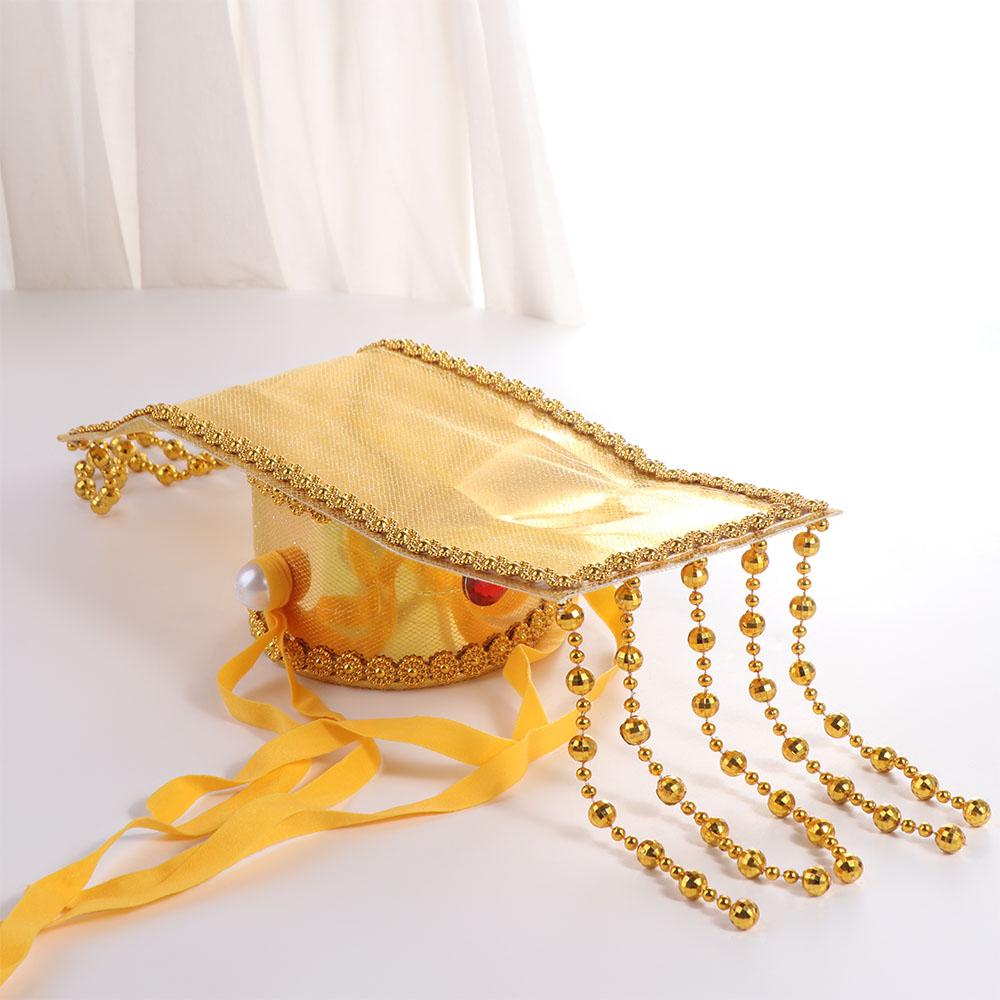 

Bradde Chain Chinese Emperor Crown Han Dynasty Cosplay Hanfu Headband Cosplay Props