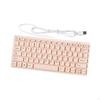 USB Wired Keyboard 78 Keys Mini Professional Ideal Gifts Plug and Play Silent Keystroke Comfortable