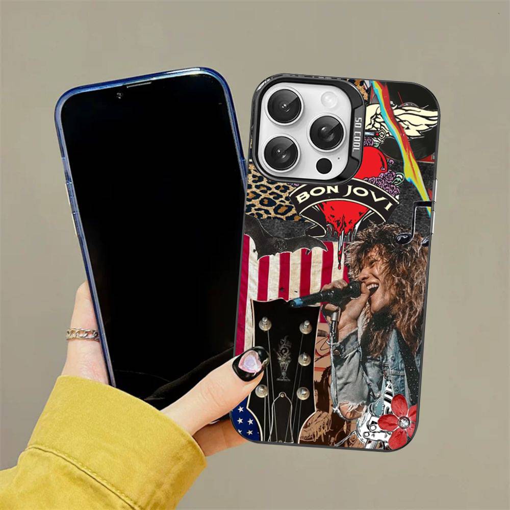 E-Eddie V-Van H-Halen Color Phone Case For iPhone 17 16 15 14 13 12 11 Pro Max Plus Pro Shell
