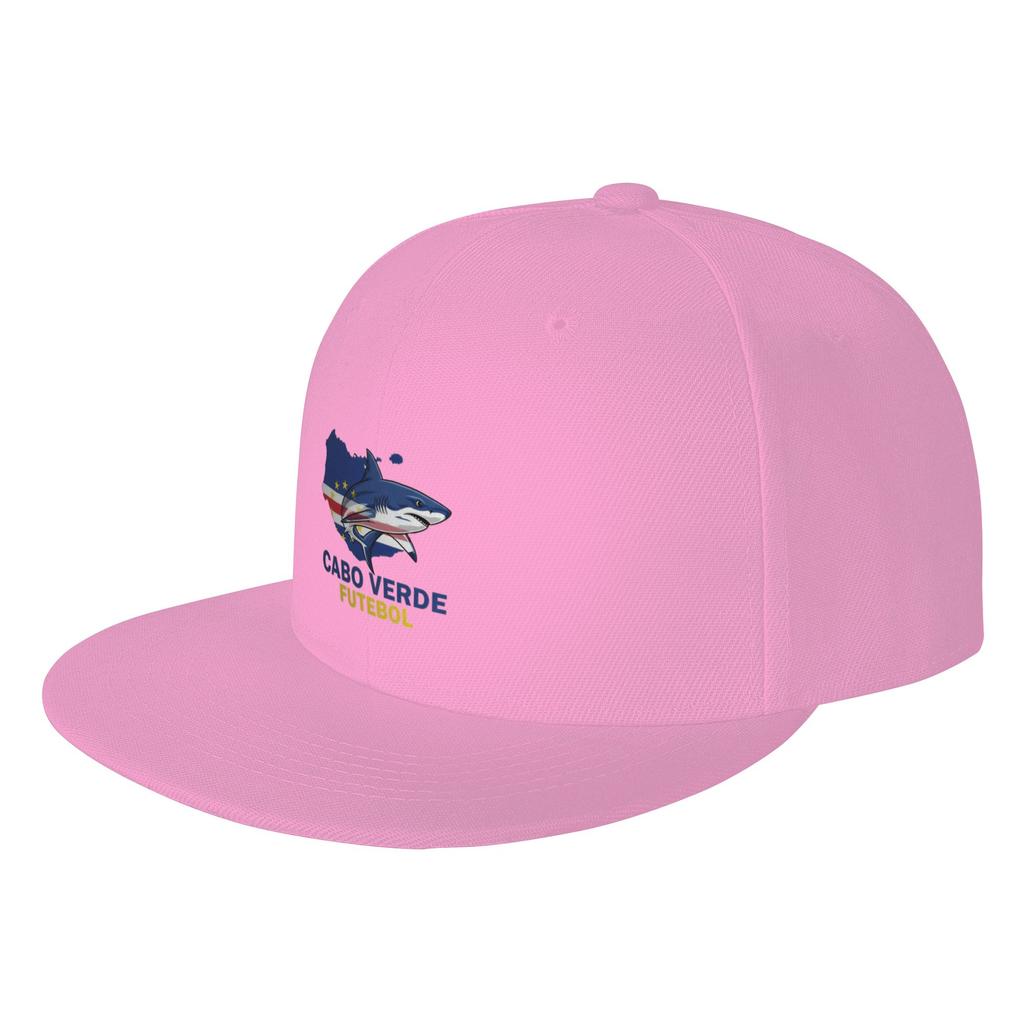Cappello da Sole alla Moda Cabo Verde Calcio Design Squalo Blu Tesa Piatta Cappellino Visiera Donna