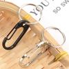 Zinc Alloy Outdoor Climbing  Hook Carabiner D-ring Keychain Clip Equipment Supplies