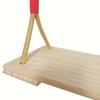Wooden Swing Seat Swing Seat With Height-Adjustable Rope For Adults Comfortable Sports Supplies For Patio Garden Yard Deck Park