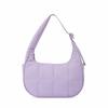 Nylon bag large capacity women's armpit bag trendy down bag versatile single shoulder fashion solid color silk cotton handbag
