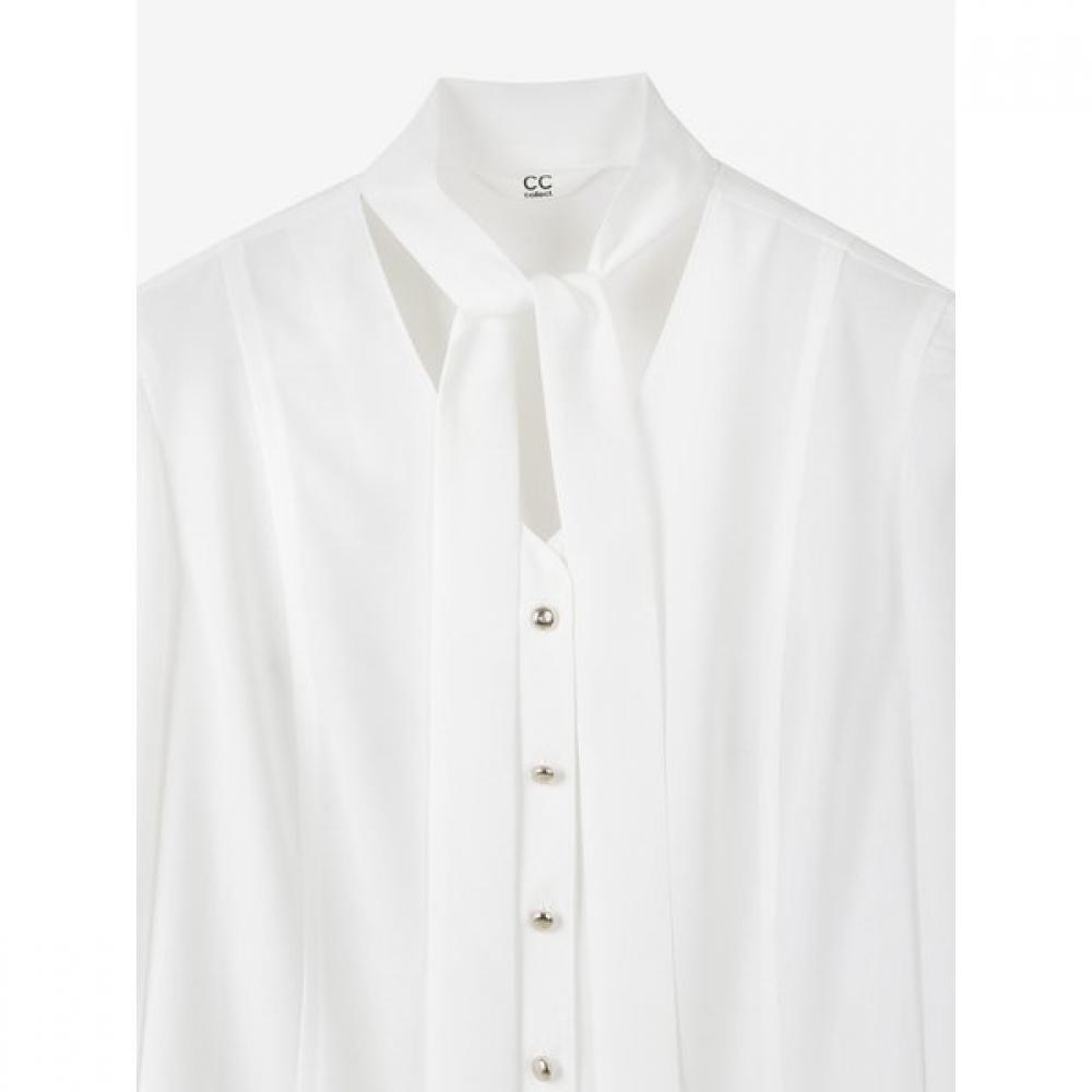 Cc Collect Shirring Tie Blouse C261msc002