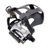 Bicycle Pedals with Clips And Straps. 9/16 Inch Toe Cage