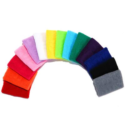 1PC Colorful Cotton Unisex Sport Sweatband Wristband Wrist Protector Gym Running Sport  Wrist Support Brace Wrap Bandage