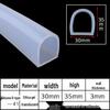 D-Shaped Silicone Sealing Strip: High-Temperature, Water-Retaining, Self-Adhesive, Anti-Collision, Shock-Absorbing for Doors & Windows