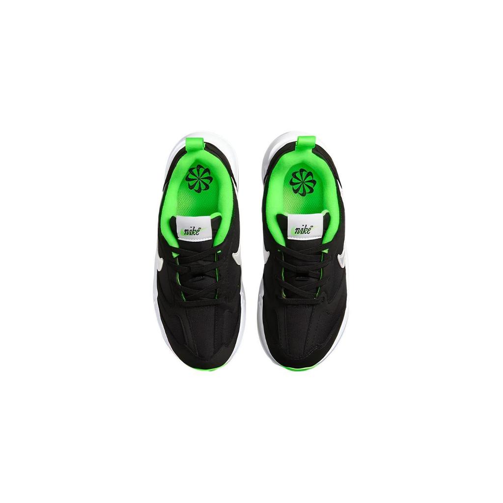 Nike Air Max Dawn Recyclable Material Low Top Kids Lifestyle Shoes Black Green Kids' DC9318-001