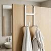 Scratch Free Over the Door Hooks Designed for Interior Doors with Smooth Rubber Finish and Strong Load Capacity