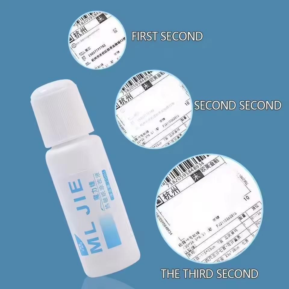 1Pcs Thermal Paper Correction Fluid Fast-Drying Anti Peep Identity Information Id Info Privacy Protector Quick Eraser