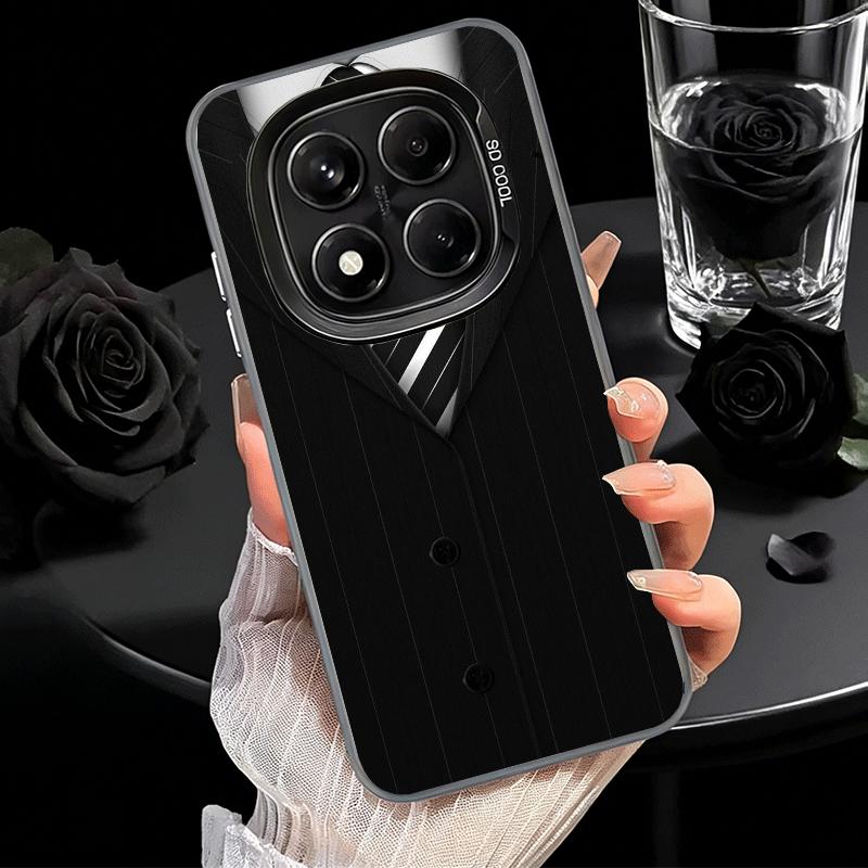 Man Suit Shirt Tie Cool Shockproof Phone Case for Xiaomi Redmi Note 15 14 13 12 Pro Plus 11 11S 11T 5G Cover Anti Fall Fundas