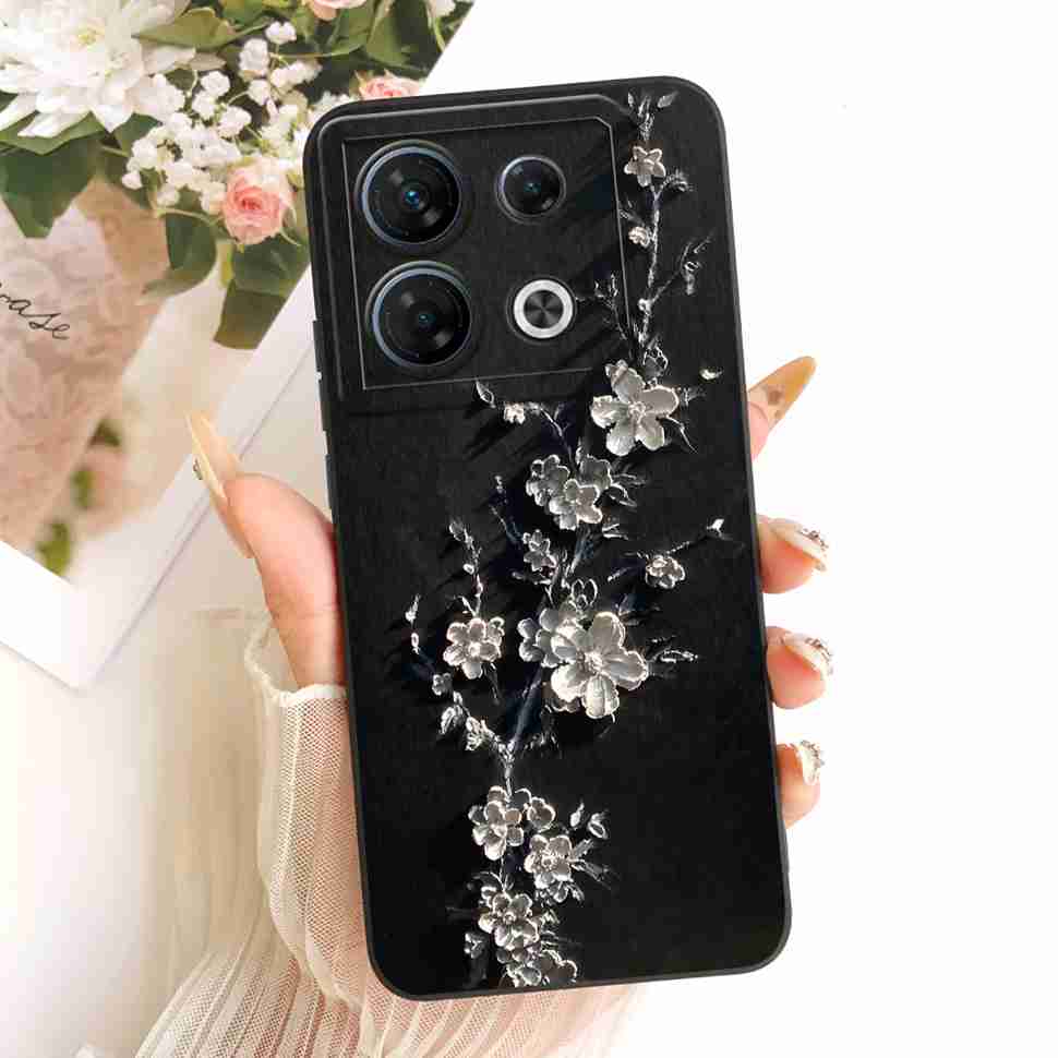 Pour Infinix GT 10 Pro 5G X6739 Étui Mode Fleurs Colorées Complète Housse Souple en Silicone Pour Infinix GT 10Pro 10 pro 5G Étuis de Téléphone