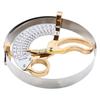 F26C Hat rule Scissor Type Circle   Hat  Hat Size Measuring Tool Hand Hold Millinery sizers  49-62cm/19.3-24inches