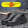Labor Insurance Shoes Men's Anti-smashing, Anti-piercing, Breathable and Lightweight Safety Protective Work Shoes