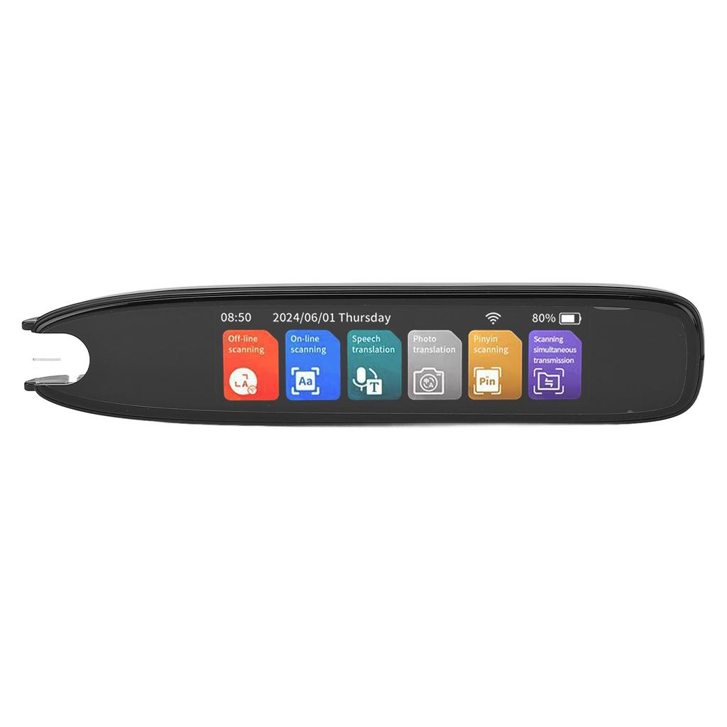 Reading Pen 3.7in Touchscreen Quick Response Portable Reader Pen Language Translator for Travel Work Study