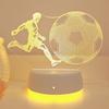 USB 3D Night Light Football Sports Atmosphere Light Novelty Night Light Room Decoration Desk Lamp