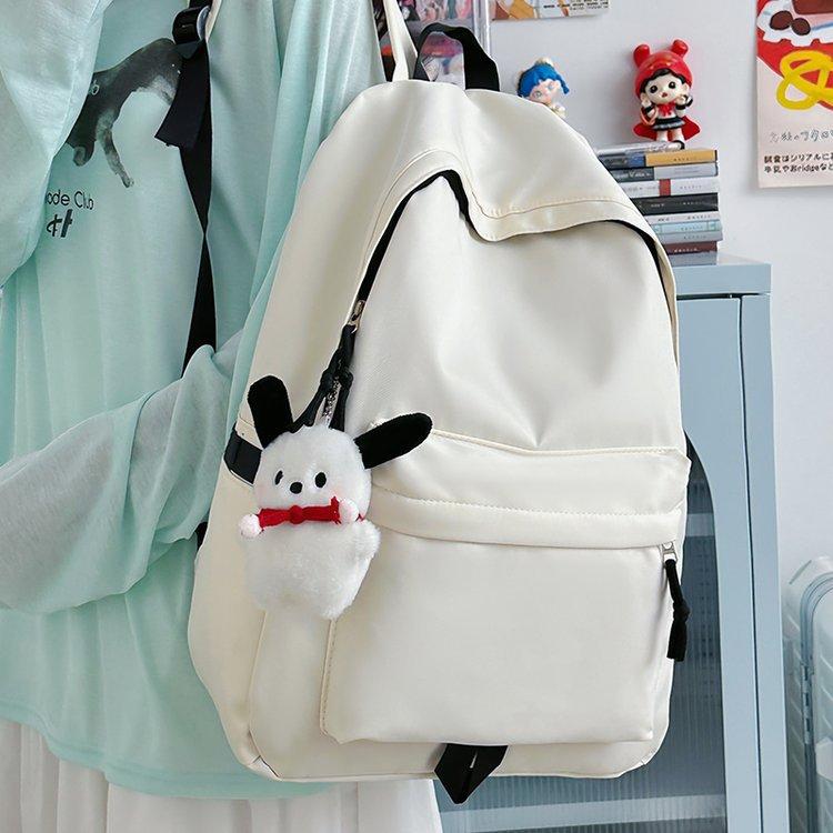 Schoolbag Backpack Simple Large Capacity Travel Men's Backpack Leisure Japanese Junior High School High School Student School Bag Versatile