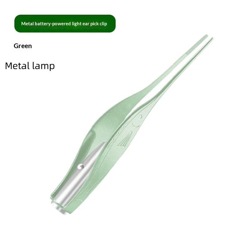 Children'S Luminous Ear Scoop Visual Earpick Ear Scoop Luminous Tweezers Booger Clip Ear Pick Set
