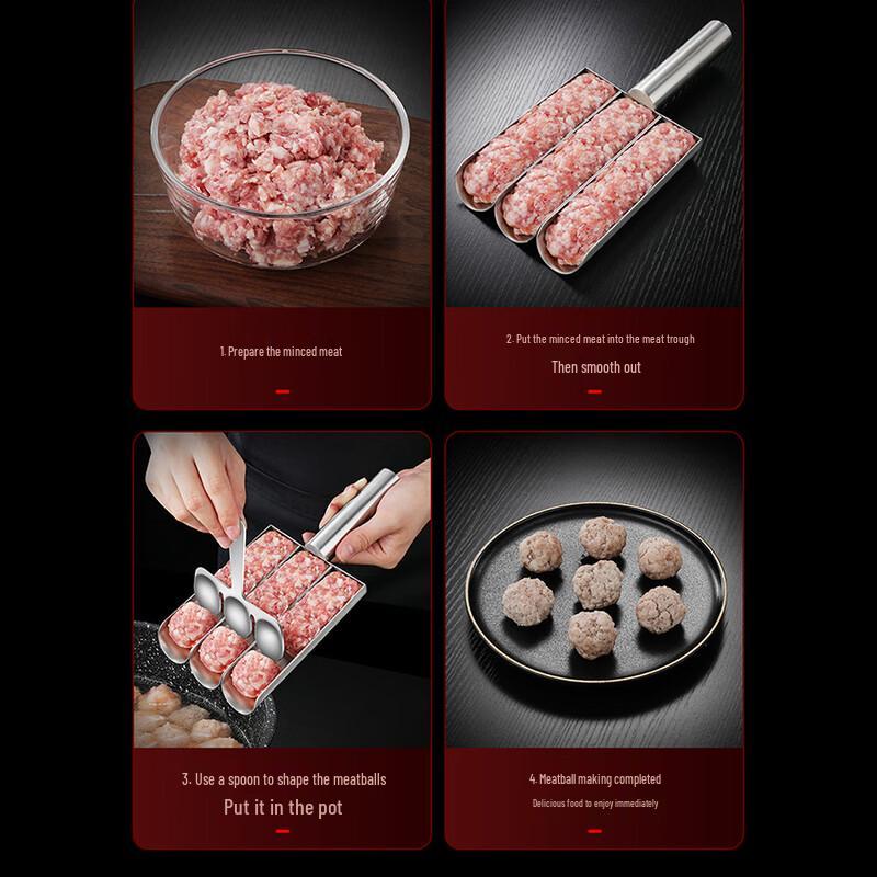 304 Stainless Steel Double Meatball Maker