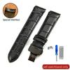 Calfskin Genuine Cow Leather Watchband Belt for Tissot T035 Watch Strap Bracelets Butterfly Buckle Replacement 22mm 23mm 24mm