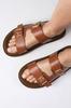Reese White Color Flat Sole Women's Summer Daily Slippers
