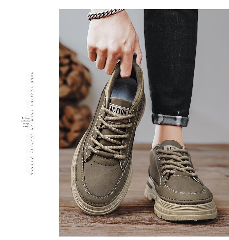 Men's 2024 Autumn Outdoor Climbing Sneakers - Thick-Soled, Wear-Resistant, and Fashionable