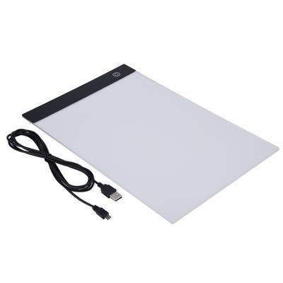 A4 USB LED Lumină Placă Șablon Cutie Luminoasă Planșă de Desen pentru Trasare (Luminozitate reglabilă continuu)