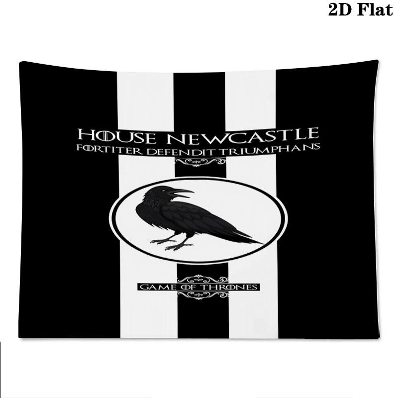 Collingwood Football Club Wandteppich Ästhetisches Wandbehang Gedruckter Stoffdecke Dekorative Wandteppiche für Schlafzimmer Wohnzimmer Heimdekoration