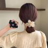 2024 High-End Camellia Hair Tie for Women: Summer Durable Small Intestine Rubber Band Accessory