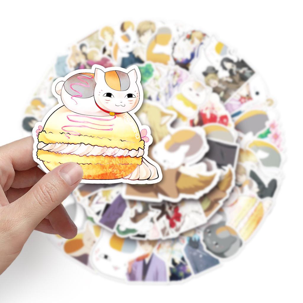 50 Adesivi Doodle Personalità Cartone Animato Manga Giapponese Bambini Fai da Te Skateboard Valigia Impermeabili