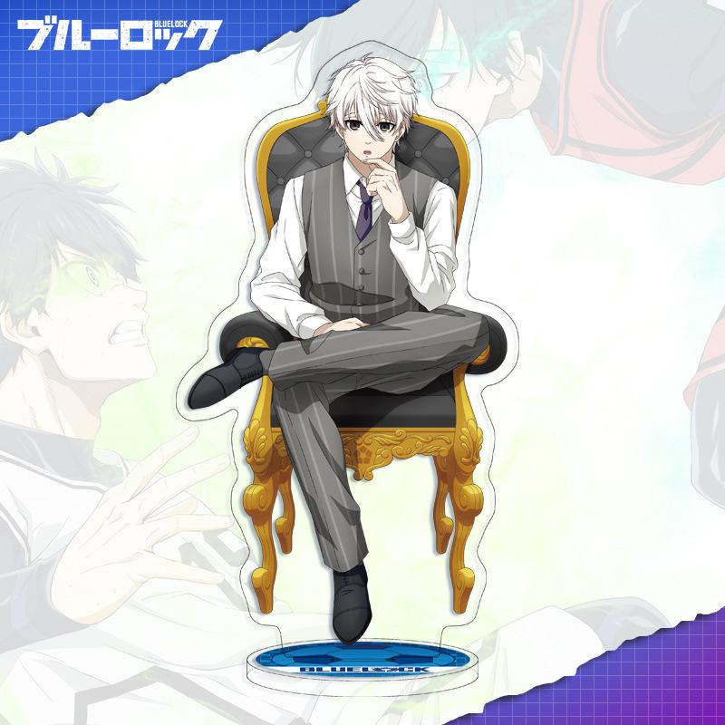 Standee Prigione Blu 16cm Fronte-Retro HD Anime Segno Acrilico Standing Standee