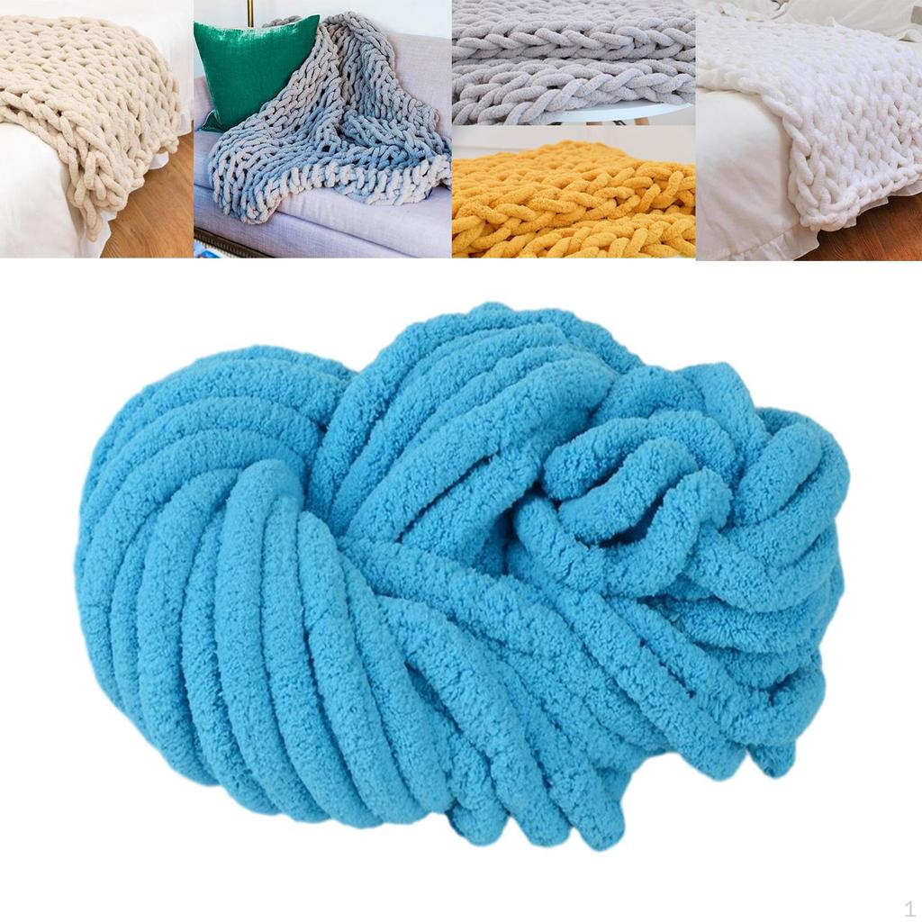 Chenille Yarn for Arm Knitting, Great Crafting Blankets and Cushions