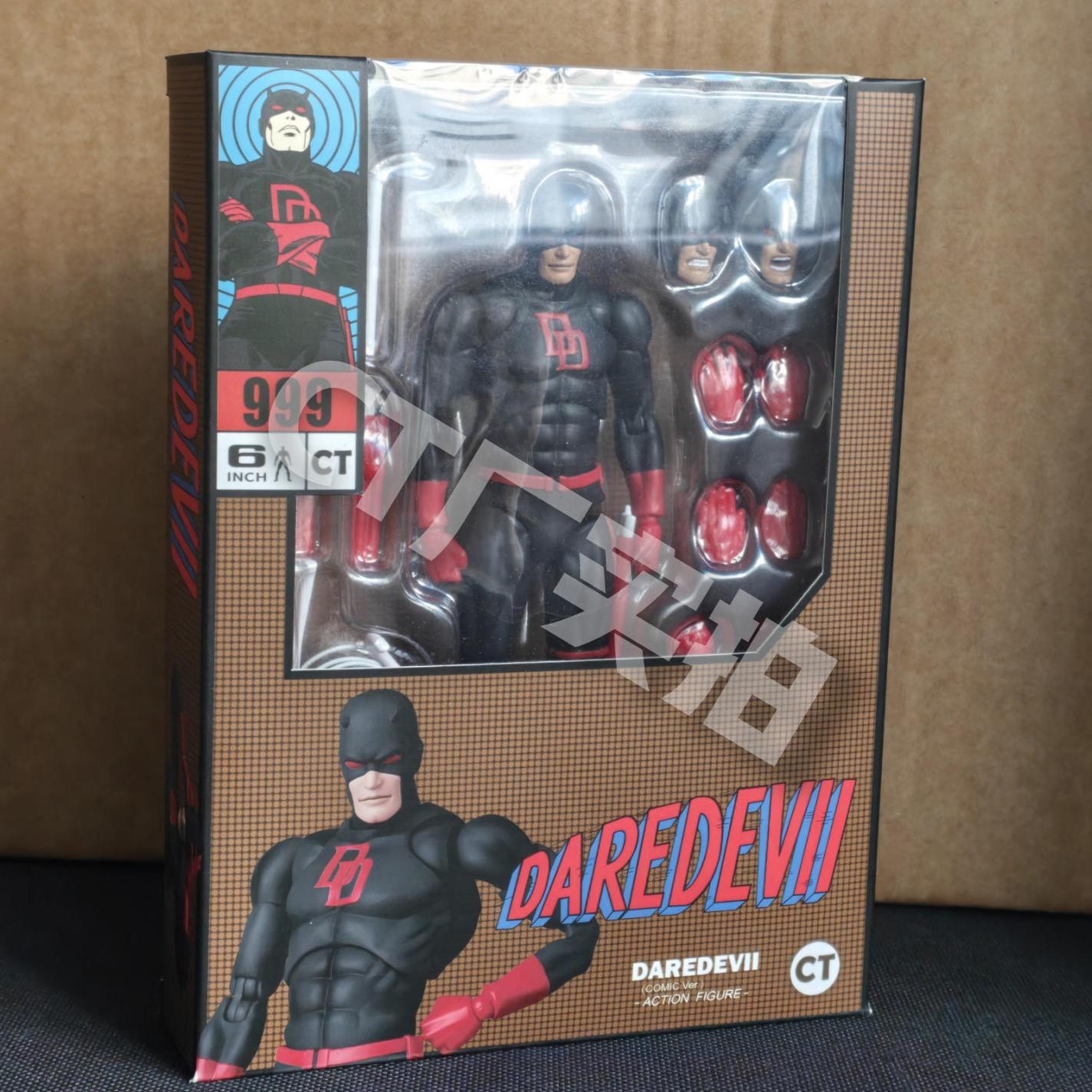 In Stock Ct Toys Mafex 223 Daredevil Black Red Figure Anime Daredevil Comic Version Action Figures Pvc Collection Toy Girls Gift with box
