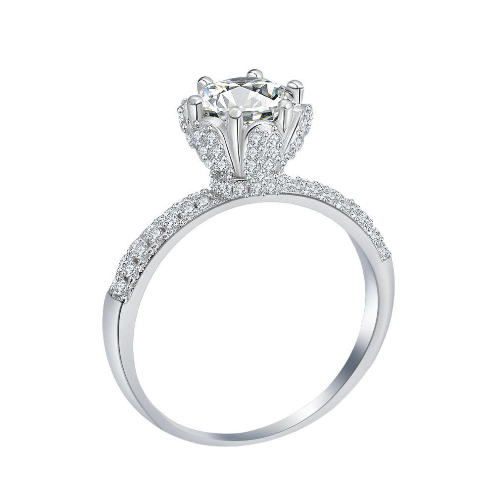 

Кольцо из серебра S925 пробы Кольцо из стерлингового серебра S925 пробы с бриллиантами цвета муассанита, кольцо с бриллиантами, бриллиантовое кольцо в подарок на день рождения для вашей девушки 9