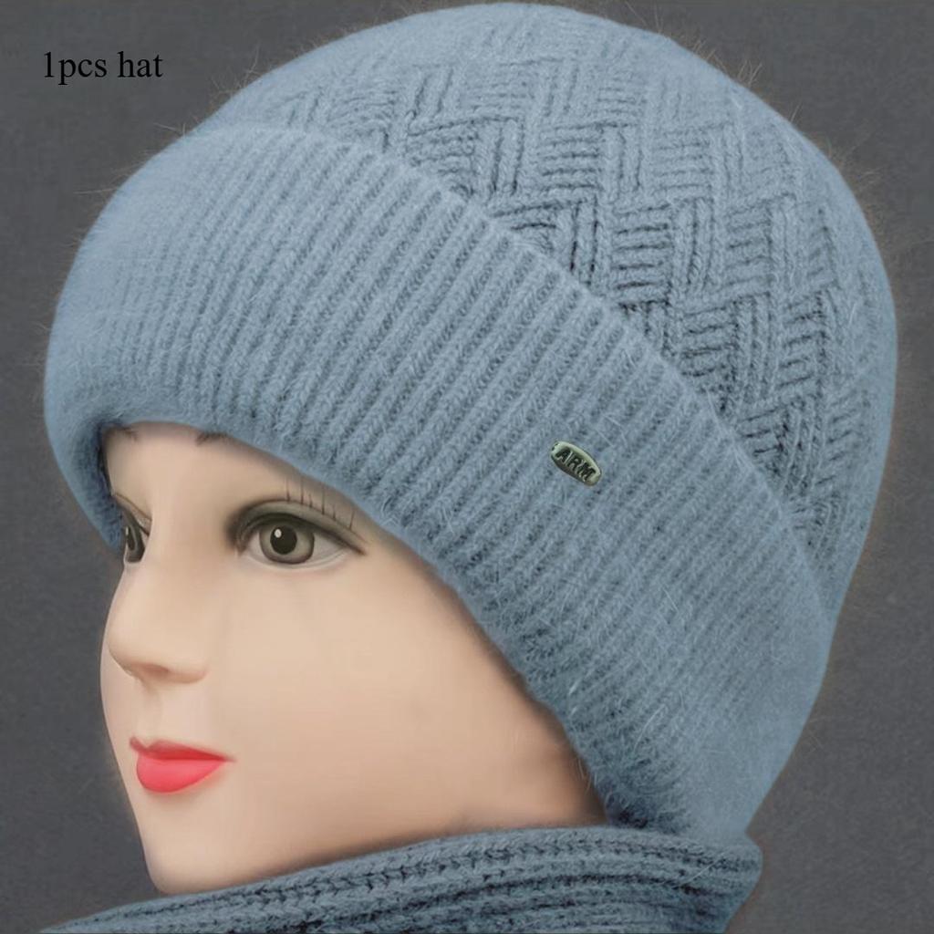Cappelli di lana invernali per anziani di mezza età Cappelli di lana spessa da donna Berretti da madre Cappelli caldi da vecchia Cappello a maglia da nonna