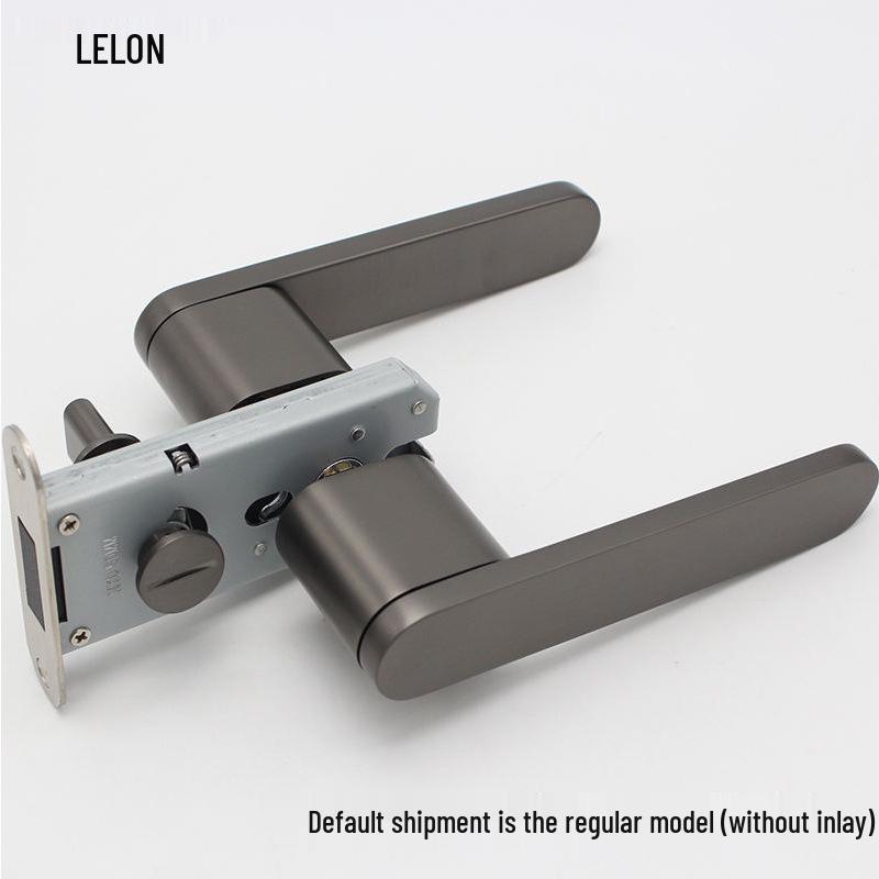 Italian Minimalist Eco Wood Door Handle: Keyless Magnetic Lock for Bathroom or Bedroom