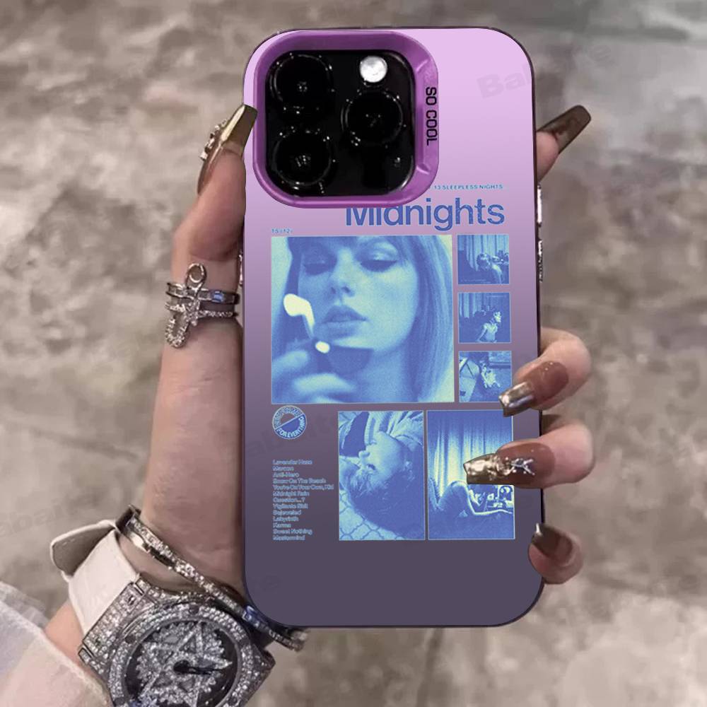 H-Hot Music Singer-Taylor Alison S-Swift Phone Case For iPhone 17 16 15 14 13 12 11 Pro Max Plus Pro Colorful Shell