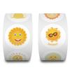 500 Stickers/rolls of Sunny and High-light Rolls of Rolls of Children's Toys Reward Stickers Creative Decorative Self-adhesive Stickers
