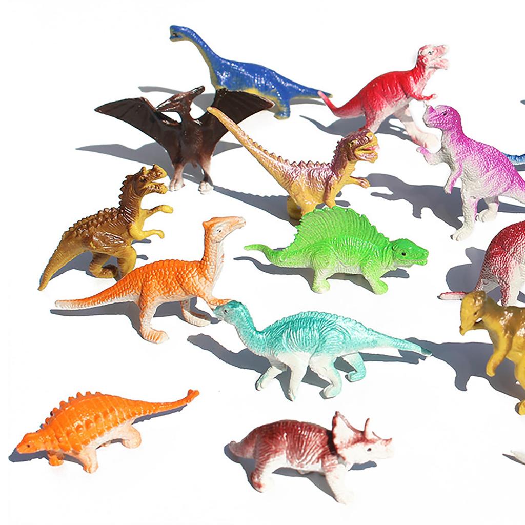 AAGWW Dinosaur Model Simulation Tyrannosaurus Pterosaur Mini Plastic Simulation Dinosaur Toy Pack 39 Toys, Animals, Rex, Models, 39-Piece (1 - Pieces)
