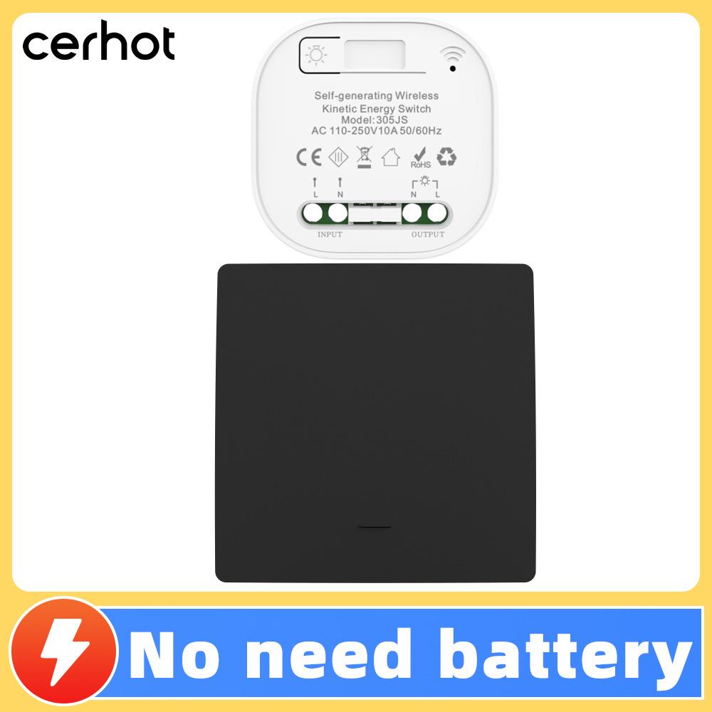 Tuya Graffiti ZigBee Smart WiFi Selbstversorgender Kabelloser Lichtschalter