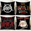 Heavy Metal Band S-Slayer Cushion Cover Comfortable Reversible Pillow Cover Ideal for Car Sofa Bedroom & Beyond